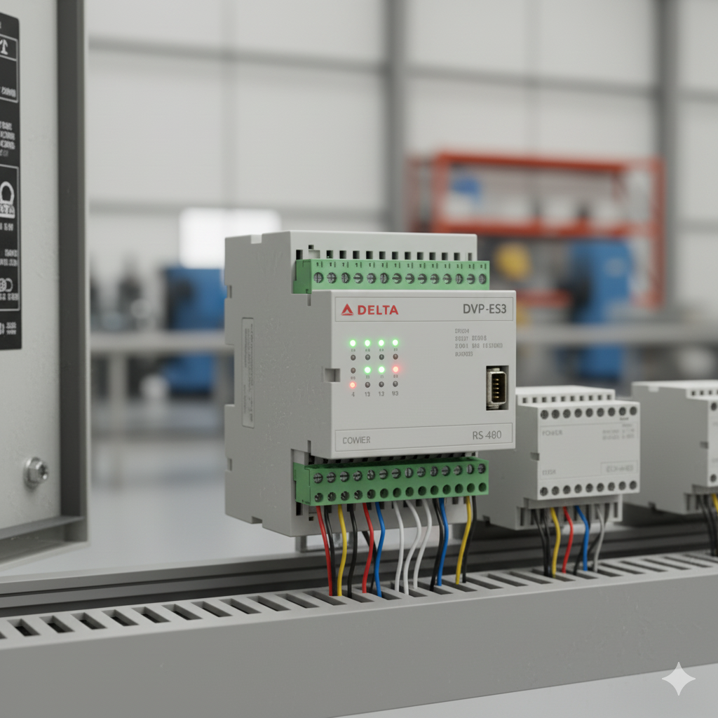 DIN-rail PLC — Delta DVP